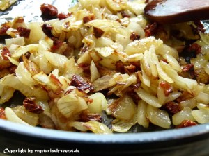 Zwiebeln anbraten
